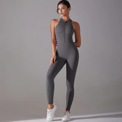 Elegance Era Women's Fitness Bodysuit: Push-Up Yoga Suit & Sculpting Shapewear