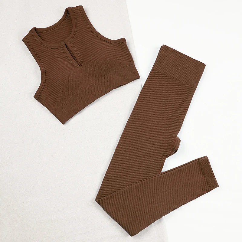 The Contour Ribbed Tank & Legging Set