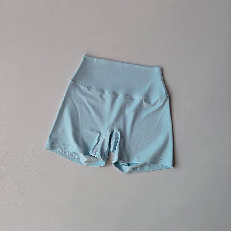 Sculpted Halter-Neck Seamless Short Set