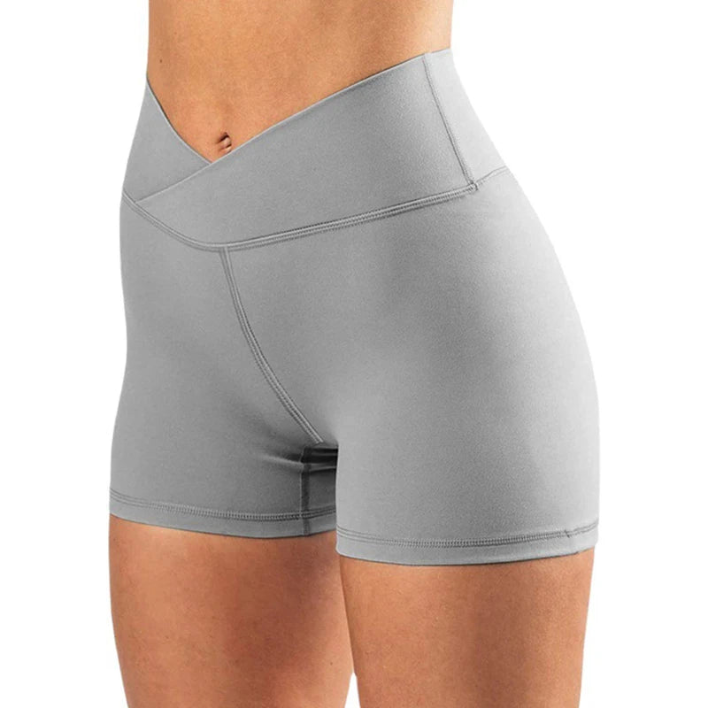 The Contour Knit V-Cross Yoga Shorts