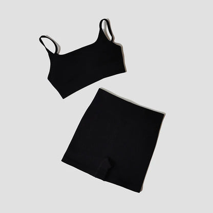 WAREBALL Seamless Crop Top & Leggings Set