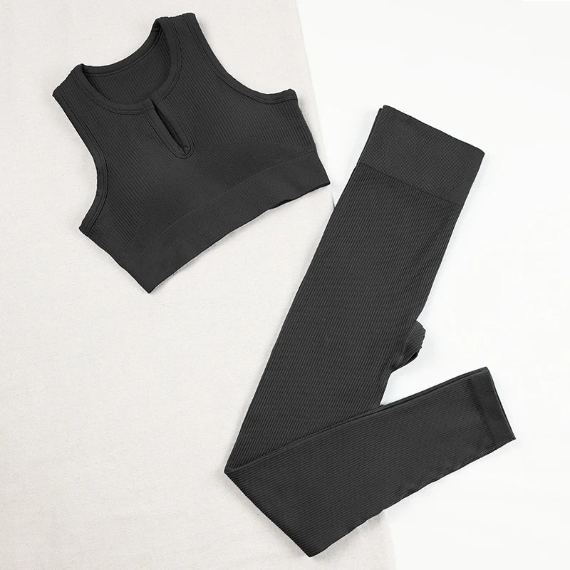 The Contour Ribbed Tank & Legging Set