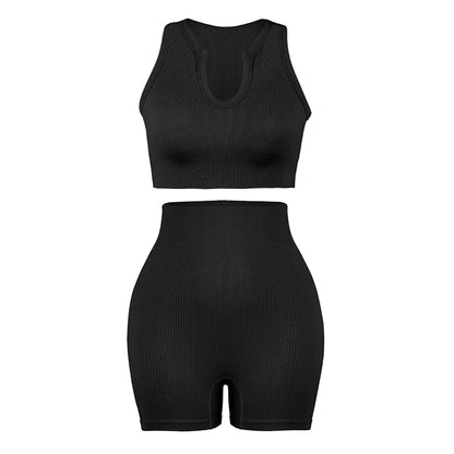 The Contour Ribbed Tank & Legging Set