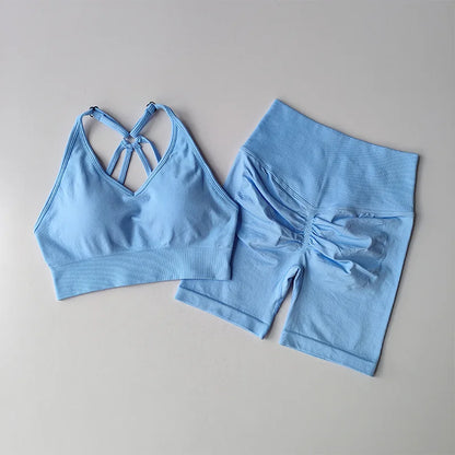 SculptFit™ High-Waist Short Active Set (2PC)