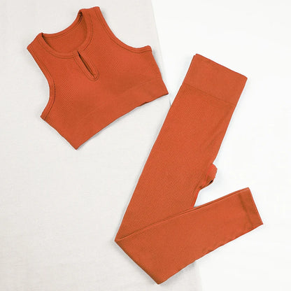 The Contour Ribbed Tank & Legging Set