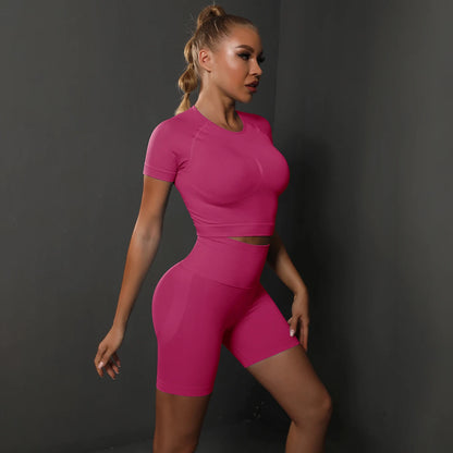 AuraFlow Seamless Yoga Leggings.