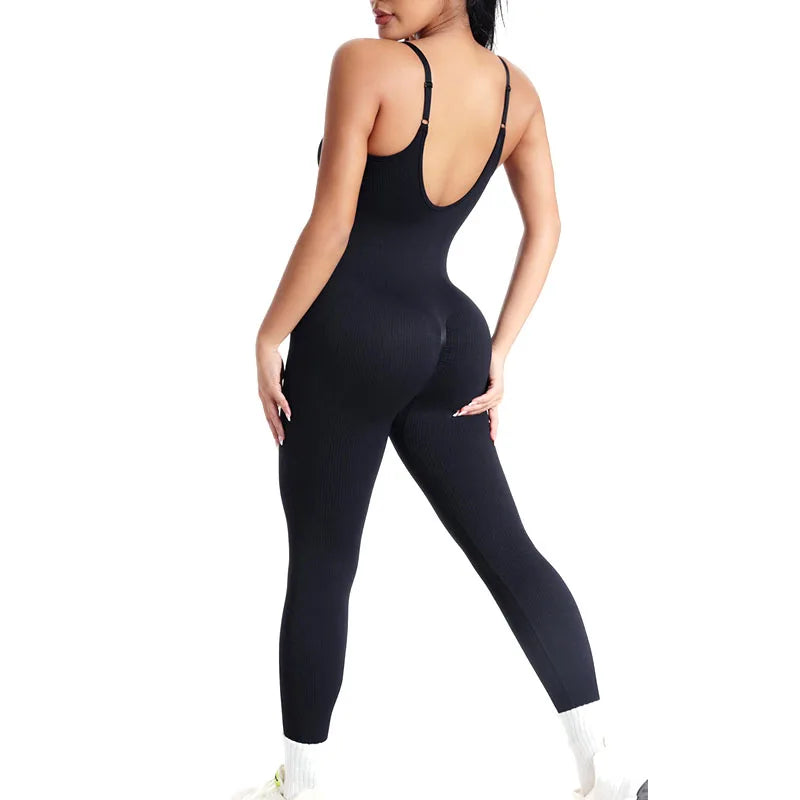 Seamless 'Sexy Back' Bodycon Jumpsuit