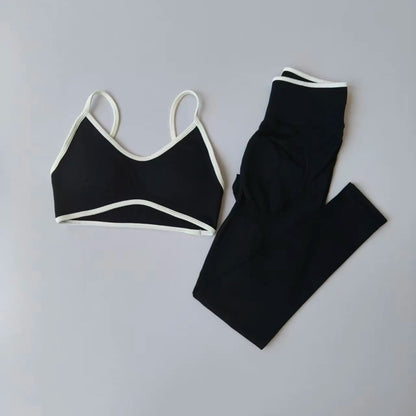 Seamless High-WaistYoga & Gym Set