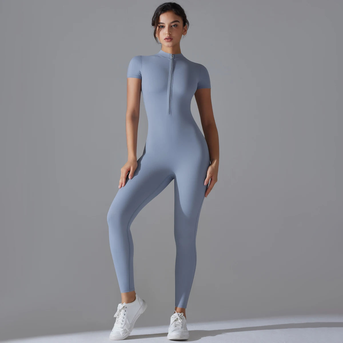 Women's Seamless Yoga Bodysuit – Backless Push Up Gym Romper & Fitness Jumpsuit